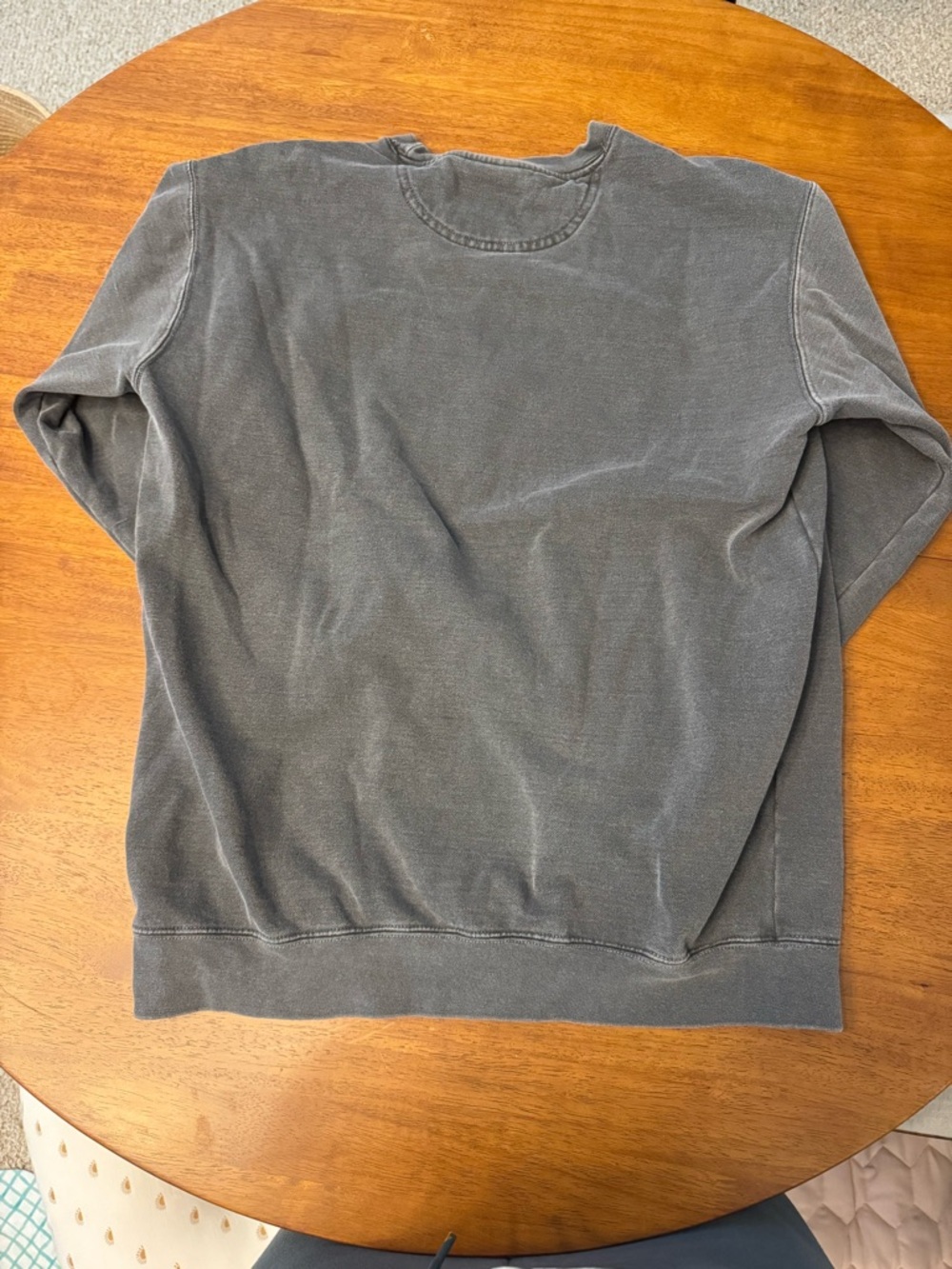 Comfort Colors "Book Worm" Crewneck Sweatshirt - Charcoal - Picture 2 of 3